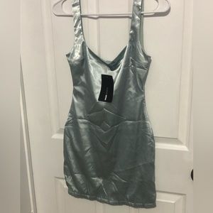 FASHION NOVA Satin Mini Dress BNWT
